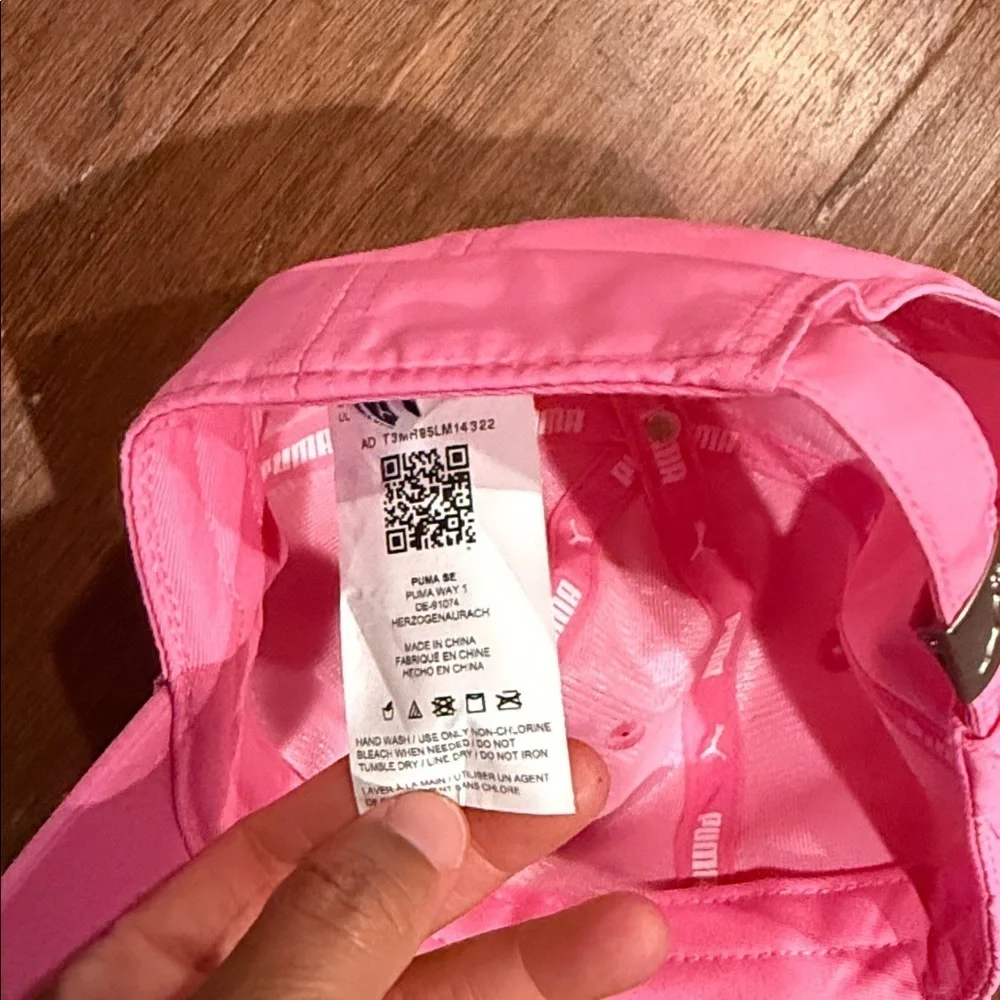 Brand new PUMA Pink Baseball Cap with Logo